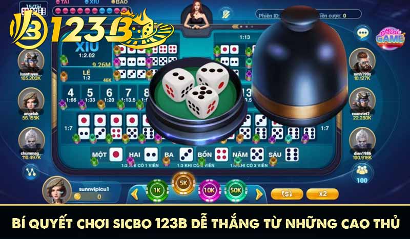 Sicbo 123B – Lắc Xí Ngầu Cổ Điển Với Tỷ Lệ Ăn Linh Hoạt 9 Bí quyết chơi sicbo 123B dễ thắng từ những cao thủ