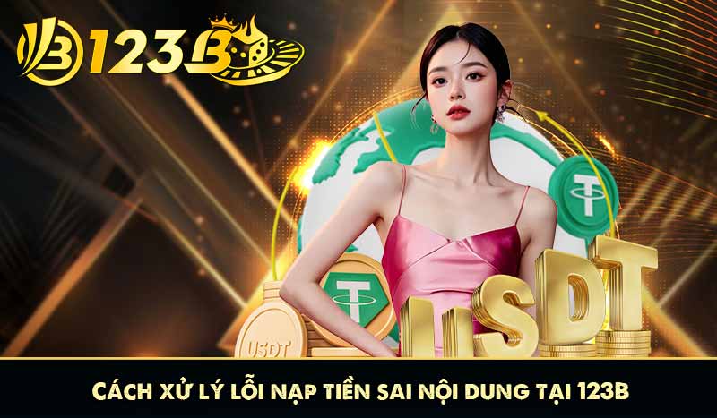 Cách xử lý lỗi nạp tiền sai nội dung tại 123B