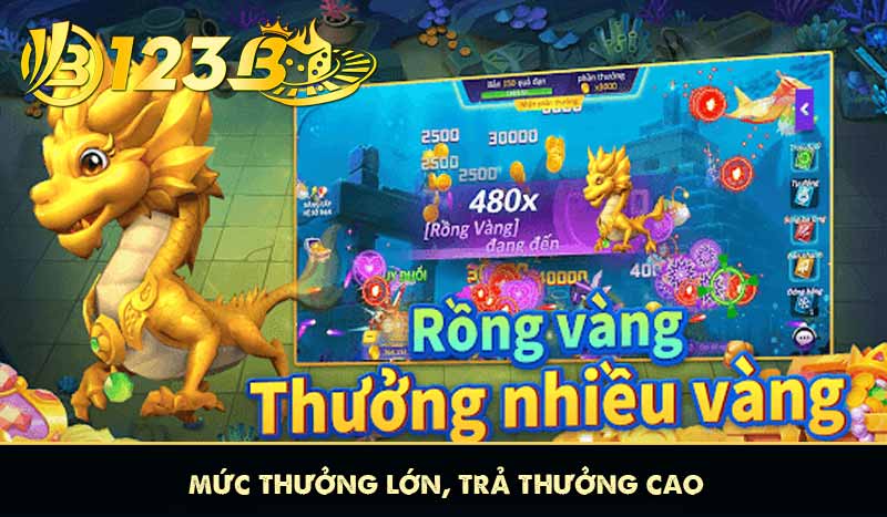 Bắn Cá Thái Bình Dương 123B - Săn Xu Thưởng Dưới Biển Sâu 8 mức thưởng lớn hoàn trả cao